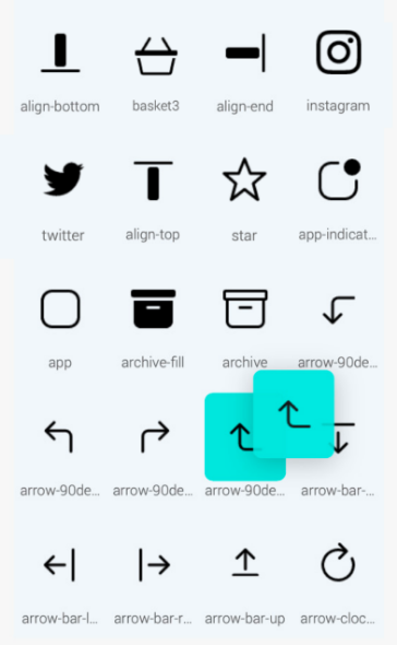 Auto Icon drag and drop feature